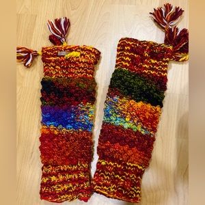 Colorful Handmade Alma Legwarmers